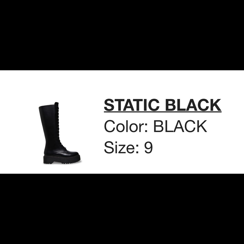 New Steve Madden Tall Combat Boits